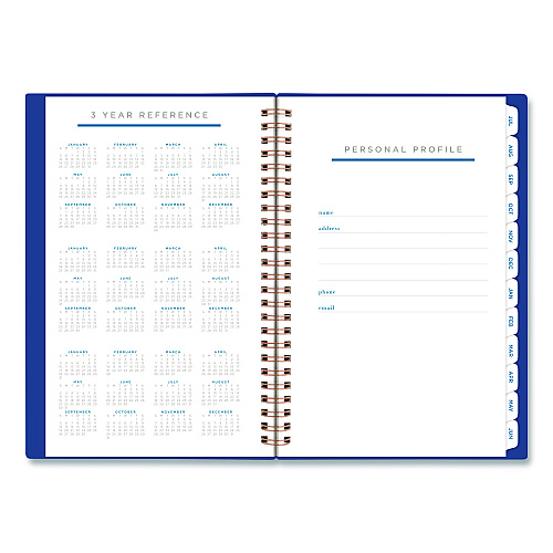 AT-A-GLANCE Signature Lite Academic Weekly Monthly Planner, Blue Cover, 12-Month (July to June): 2025 to 2026 (YP20LA20)