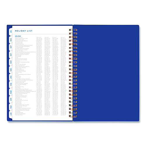 AT-A-GLANCE Signature Lite Academic Weekly Monthly Planner, Blue Cover, 12-Month (July to June): 2025 to 2026 (YP20LA20)