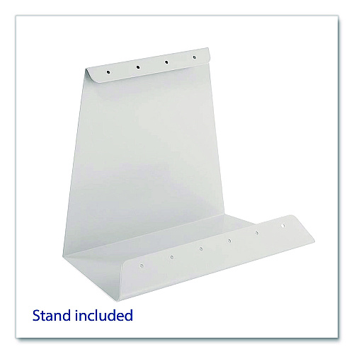 Tarifold Antimicrobial Desktop Reference and Display System, 10 Panels with Assorted Borders, White Base (DA291)