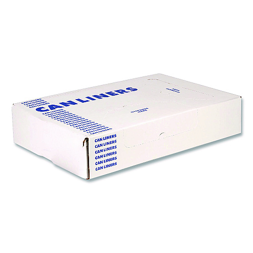 Heritage Linear Low-Density Can Liners, 33 gal, 0.65 mil, 33 x 39, Clear, Roll, 250/Carton (H6639HCR01)