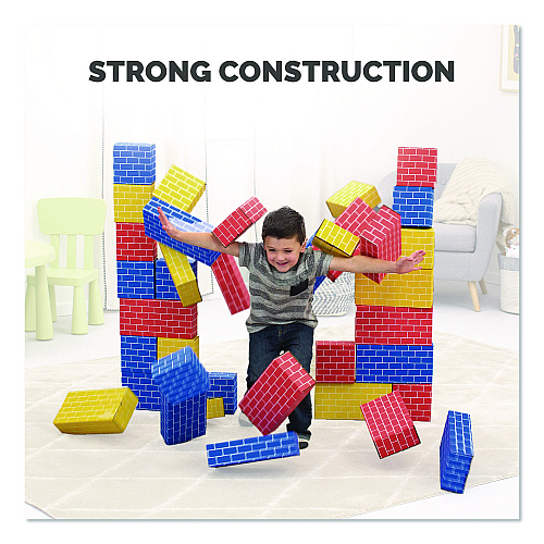 Bankers Box At Play Cardboard Building Block, 32-ECT Corrugated Board, Assorted, 20/Pack (1230802)
