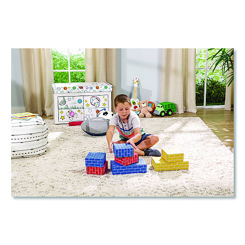Bankers Box At Play Color in Toy Box, Sports Design, 1 Section, 5.25 cu ft, 28" x 18" x 18", White/Black (1231601)