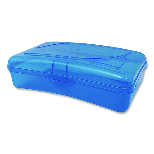 Cra-Z-Art Plastic School Box, 1 Compartment, 8 x 5.13 x 2.13, Randomly Assorted Colors (114116)