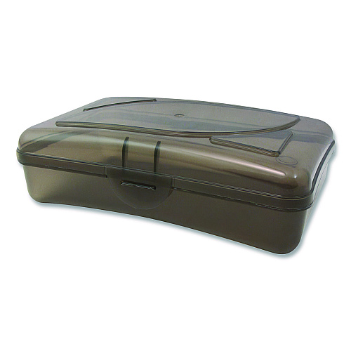 Cra-Z-Art Plastic School Box, 1 Compartment, 8 x 5.13 x 2.13, Randomly Assorted Colors (114116)