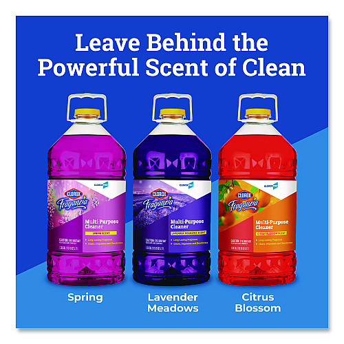 CloroxPro Fraganzia Multi-Purpose Cleaner, Spring Scent, 175 oz Bottle, 3/Carton (31524CT)