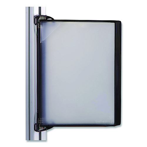 Tarifold PRO Series Magnetic Wall Reference System, 5 Panels with Black Borders, Black Base (TP920306)
