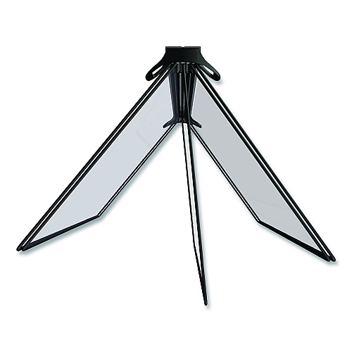 Tarifold PRO Series Magnetic Wall Reference System, 5 Panels with Black Borders, Black Base (TP920306)