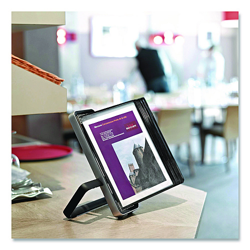 Tarifold VEO Desktop Reference System, 10 Panels with Black Borders, Black Base (V744127)
