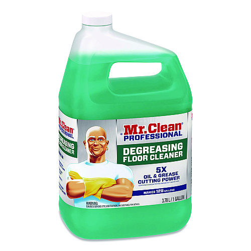 Mr. Clean Degreasing Floor Cleaner, 1 gal Bottle, 3/Carton (19892)