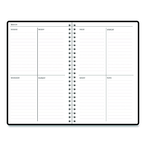 House of Doolittle Recycled Non-Dated Monthly/Weekly Planner, Mushrooms, Multicolor Cover, Undated (212140)