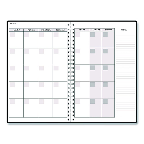 House of Doolittle Recycled Non-Dated Monthly/Weekly Planner, Mushrooms, Multicolor Cover, Undated (212140)