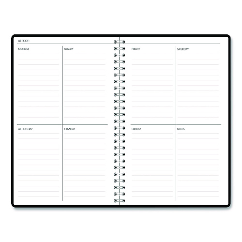 House of Doolittle Recycled Non-Dated Monthly/Weekly Planner, Celestial, Blue/Gold Cover, Undated (212144)
