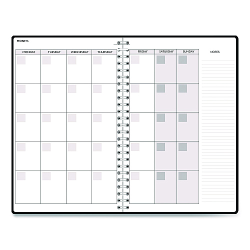 House of Doolittle Recycled Non-Dated Monthly/Weekly Planner, Celestial, Blue/Gold Cover, Undated (212144)