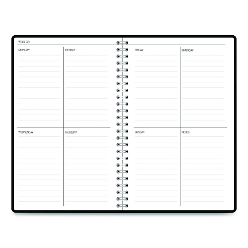 House of Doolittle Recycled Non-Dated Monthly/Weekly Planner, Fall Floral, Multicolor Cover, Undated (212147)