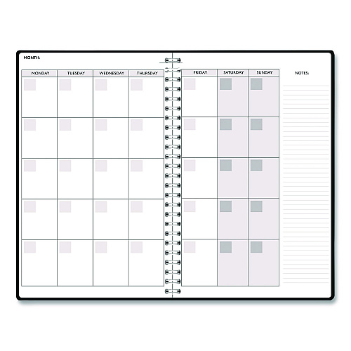 House of Doolittle Recycled Non-Dated Monthly/Weekly Planner, Fall Floral, Multicolor Cover, Undated (212147)