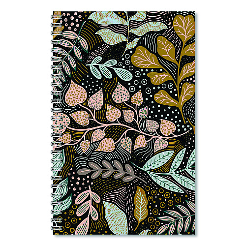 House of Doolittle Recycled Non-Dated Monthly/Weekly Planner, Fall Floral, Multicolor Cover, Undated (212147)