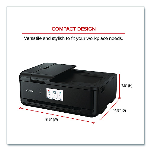 Canon PIXMA TS9520a Wireless All-in-One Inkjet Printer, Copy/Print/Scan