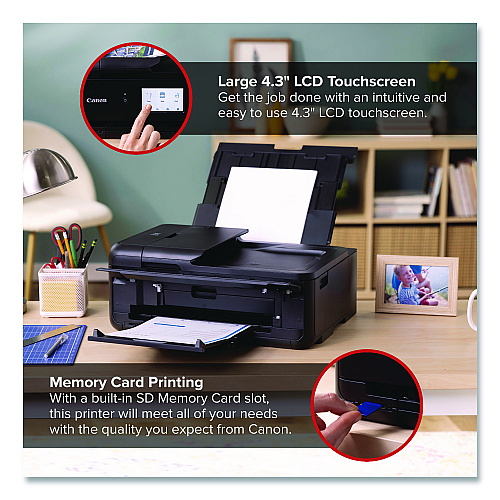 Canon PIXMA TS9520a Wireless All-in-One Inkjet Printer, Copy/Print/Scan