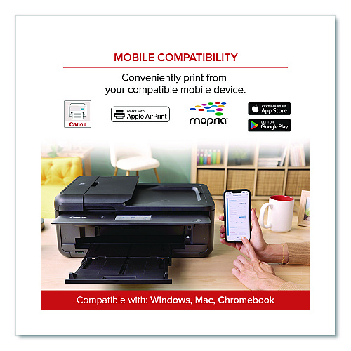 Canon PIXMA TS9520a Wireless All-in-One Inkjet Printer, Copy/Print/Scan