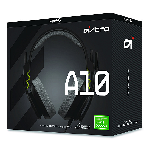 Logitech Astro 10 Gen 2 Over-the Ear Gaming Headset with Mic for XBOX, Black (939002045)