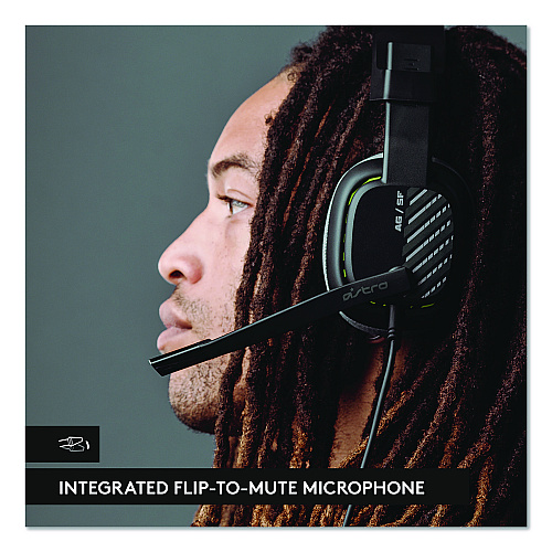 Logitech Astro A10 Over-the Ear Gaming Headset with Mic for Playstation, Black (939002055)