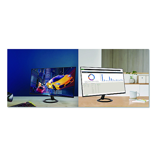 ASUS VZ27EHF LCD Gaming Monitor, 27" Widescreen, IPS Panel, 1920 Pixels x 1080 Pixels (90LM07B0B014)
