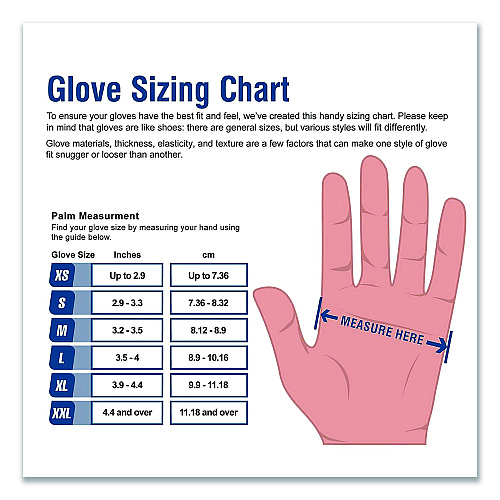 AMMEX Professional Nitrile Exam Gloves, Powder-Free, Small, Indigo, 100/Box (AINPF42100BX)