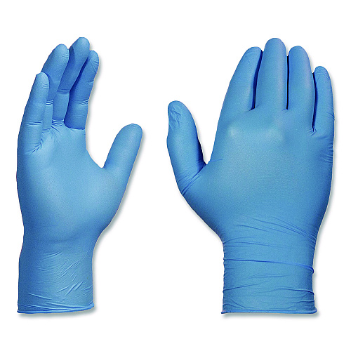 X3 by AMMEX Industrial Nitrile Gloves, X-Large, Blue, 100/Box (X348100BX)