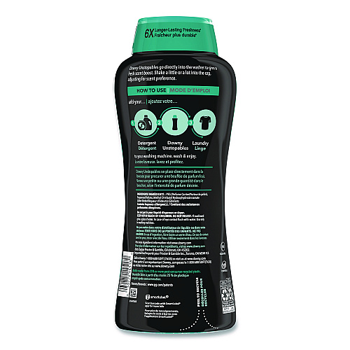 Downy Unstoppables In-Wash Scent Booster Beads, Fresh Scent, 30.1 oz Canister (14518)