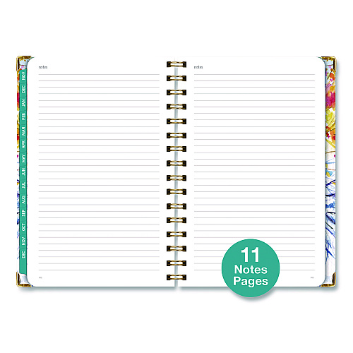Global Printed Products Seasons Tree Weekly/Monthly Planner, Seasons Tree Artwork, 8 x 5.5, Multicolor Cover, 14-Month: Nov 2024 to Dec 2025 (SPLS255820)