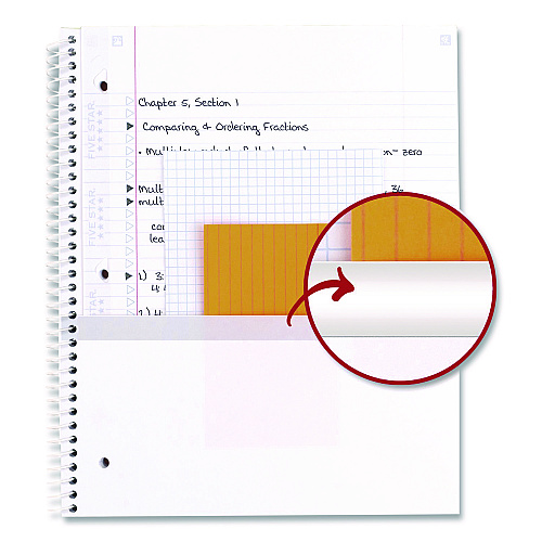 Five Star Soft Pedals Spiral Notebook, 1-Subject, Medium/College Rule, Assorted Cover Colors, (80) 11 x 8.5 Sheets, 2/Pack (820331)