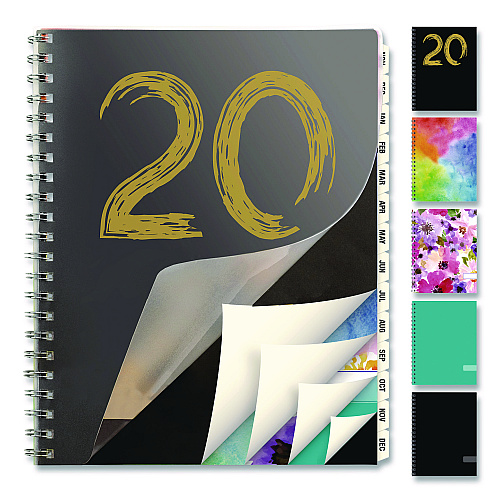 Global Printed Products Pick Your Own Cover Weekly/Monthly Planner, Assorted Cover Themes/Colors, 11 x 8.5, 14-Month: Nov 2024 to Dec 2025 (SPLS258511F)