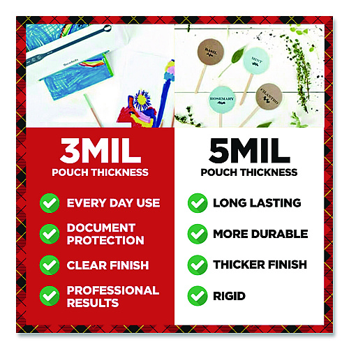 Scotch Laminating Pouches, 3 mil, 8.9" x 11.4", Clear, 150/Pack (TP3854150)