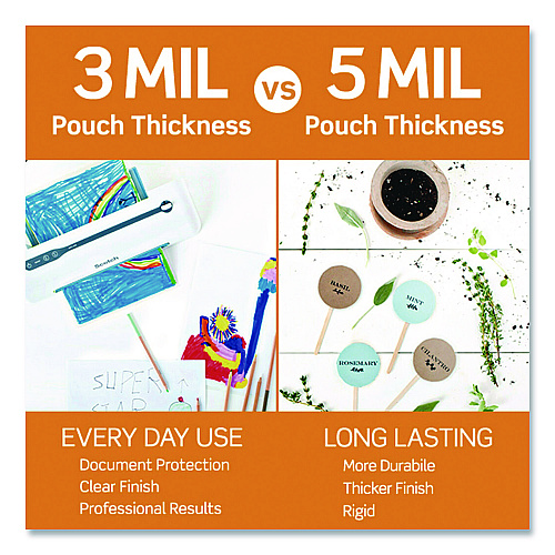 Scotch Laminating Pouches, 3 mil, 8.9" x 11.4", Clear, 150/Pack (TP3854150)