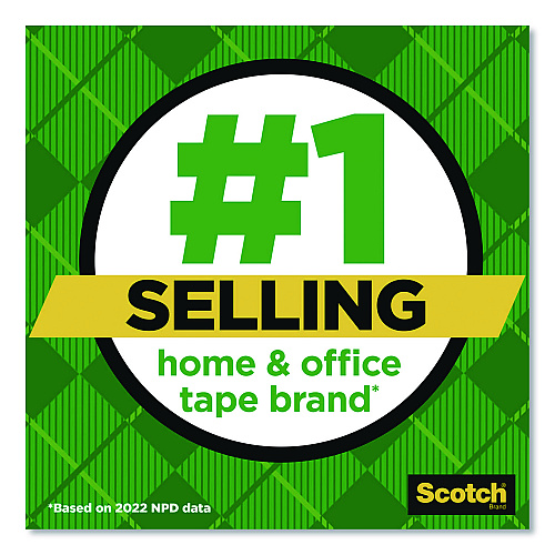 Scotch Magic Tape in Handheld Dispenser, 1" Core, 0.75" x 24.9 ft., Clear, 2/Pack (2105)