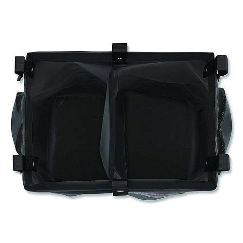 Divided Bag for Suncast Commercial Full-Size and Compact-Size Housekeeping Carts, 25.4 gal, 15.6" x 12.52" x 29.95", Black (HKCBAG02D)