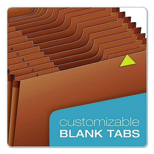 Pendaflex Heavy-Duty Open-Top Expanding Stadium File, 31 Sections, 1/3-Cut Tabs, Legal Size, Redrope (R219DHDBX)