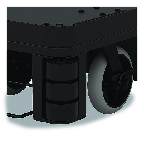 Suncast Commercial Bumper Kit For Full Size Housekeeping Carts for HKC1000/HKC2000, Plastic, Black, 4 Bumpers (HKC3BMPR4)