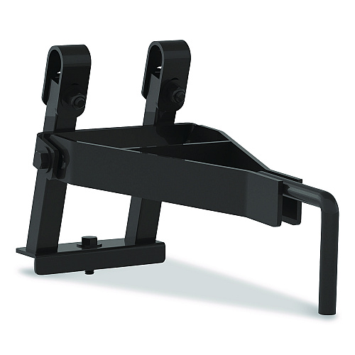 Tilt Tow Rack for Suncast Commercial 2 cu yd Tilt Trucks, Steel, Black (TOWRACK200)