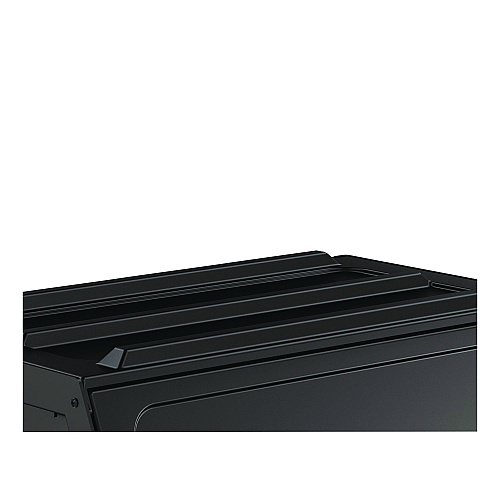 Lockable Hood Accessory for Suncast Commercial Full-Size Housekeeping Carts HKC1000/HKC2000, Plastic, Black (HKCHOOD)