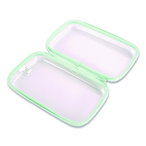 Pep Rally Pencil Pouch, 9.25 x 5.12 x 2.17, Clear/Randomly Assorted Color (61749)
