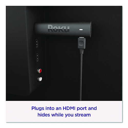 Roku Streaming Stick, Black (3820R2)