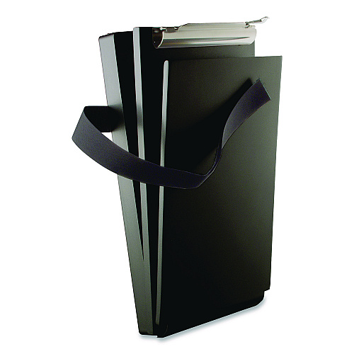 Saunders Recycled Aluminum Citation Holder Clipboard, 1/2" Capacity, Holds 6 x 11 Sheets, Black (12206)