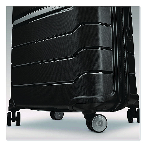 Samsonite Freeform Hard Side Carry-On Suitcase, Four-Wheeled Spinner, 15.25 x 10 x 21.25, Black (782551041)
