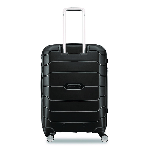 Samsonite Freeform Hard Side Carry-On Suitcase, Four-Wheeled Spinner, 19.6 x 13.4 x 27.95, Black (782561041)