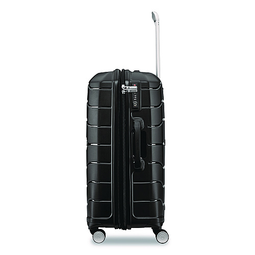 Samsonite Freeform Hard Side Carry-On Suitcase, Four-Wheeled Spinner, 19.6 x 13.4 x 27.95, Black (782561041)