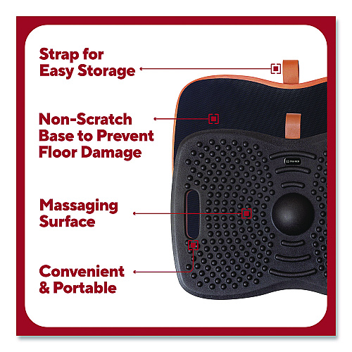 TRU RED Anti-Fatigue Balance Board, 19.68 x 13.97, Black (TR62100)