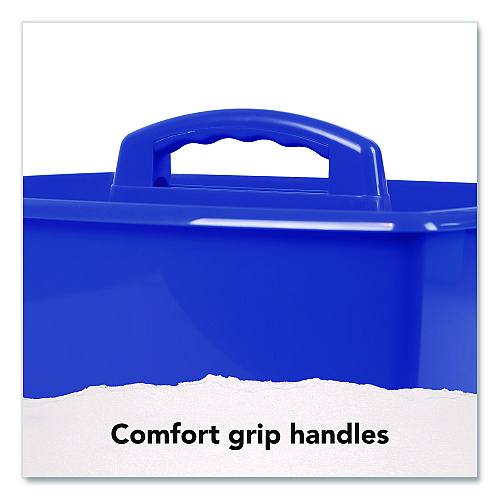 Storex Large Storage Caddy, 11 x 13 x 6.38, Assorted Colors, 6/Carton (00948E06C)