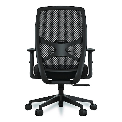 Tempur-Pedic by Raynor ProTask Executive Task Chair, Supports Up to 275 lb, 19.06" to 22.44" Seat Height, Black Seat/Back, Black Base (TPPROTASKBLK)