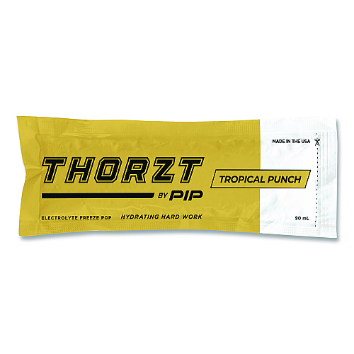 THORZT by PIP Electrolyte Freeze Pops, Assorted Flavors, 3 oz Tube, 10 Tubes/Bag, 15 Bags/Carton (POPMIXCLASS)